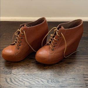 Jeffrey Campbell 99 Tie Leather Booties